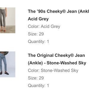 EVERLANE cheeky jean brand new with tags